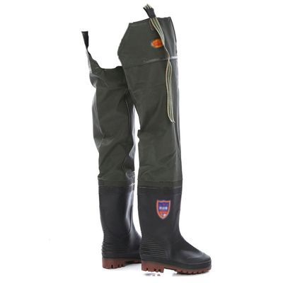 Hip Waders Outdoor Fishing, Fishing Buttocks, Wading Boots, Anti Slip Wear-Resistant Oxford Sole, Suitable for Men and Women (Color : Green, Size : 7.5)