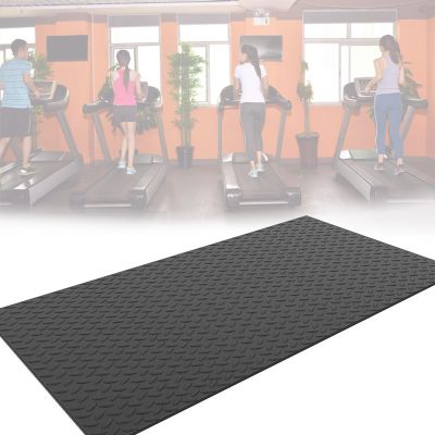 WORDFUN Non-Slip Treadmill Mat, AntiVibration Exercise Bike Mat, Durable Floor Protector Mat, Noise Reduction, Elliptical Mat, AntiFatigue Floor Mat, Fitness Equipment Mat