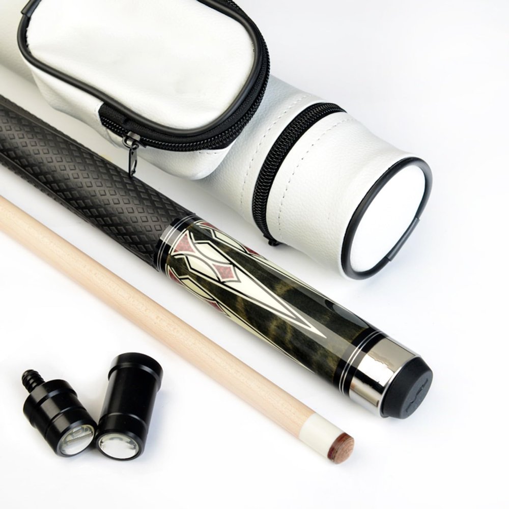 HYQHYX Billiard cue Sticks Set Billiard cue Sticks 18oz 147cm Snooker cue, 11.75mm, 1/2 Split cue, Suitable for Professional Pool Players(Color:a,Size:)