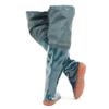Hip Waders 60cm High Hip Water Boots, Waterproof PVC Wear-Resistant Oxford Sole, Long Knee Length Rain Boots (Color : Green, Size : 10) view 1
