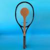 UPQRSG Wooden Tennis Spoon, Sticking Practice Tennis Racket Accurately Tennis Sweet Pointer with Storage Bag, Swing Practice Training Aid for Sports[60cm] view 3