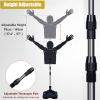 LXLZYXSF 2 Pcs Mannequin Defender Basketball Shooting Training Device, Adjustable Arms & Height, Portable Dribbling Practice Dummy Sports Equipment (Color : S-Kids) view 4