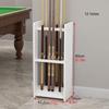 REMYS Billiard Cue Rack Floor Stand, Wood Large Capacity Pool Cue Holder for Outdoor/Gymnasiums, Wood Grain Surface (Color : 12 Holes) view 2