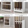 REMYS Billiard Cue Rack Floor Stand, Wood Large Capacity Pool Cue Holder for Outdoor/Gymnasiums, Wood Grain Surface (Color : 12 Holes) view 3