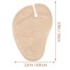 5 Pairs Forefoot Pads for Toe-Post Slippers and Casual Shoes view 2