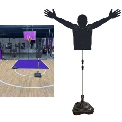 LXLZYXSF Adjustable Basketball Shooting Training Dummy Defender, Hands Up Defence Mannequin Dribbling Practice Equipment, Water Injection Base (Color : S-Kids)