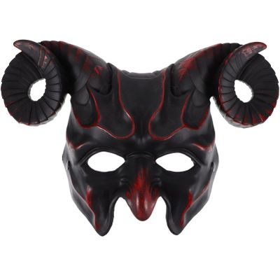 ABOOFAN Halloween Decorations Halloween Horned Mask Masquerade Party Ox Horn Mask Halloween Cosplay Mask Party Supplies Halloween Decor