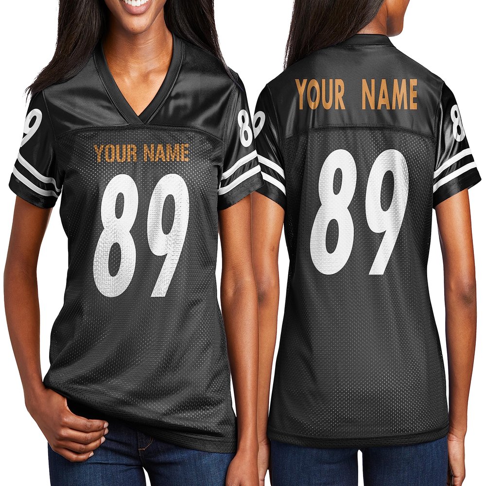 Custom Football Jersey Personalized Team Name & Number Custom Woman Replica Jerseys Design 03