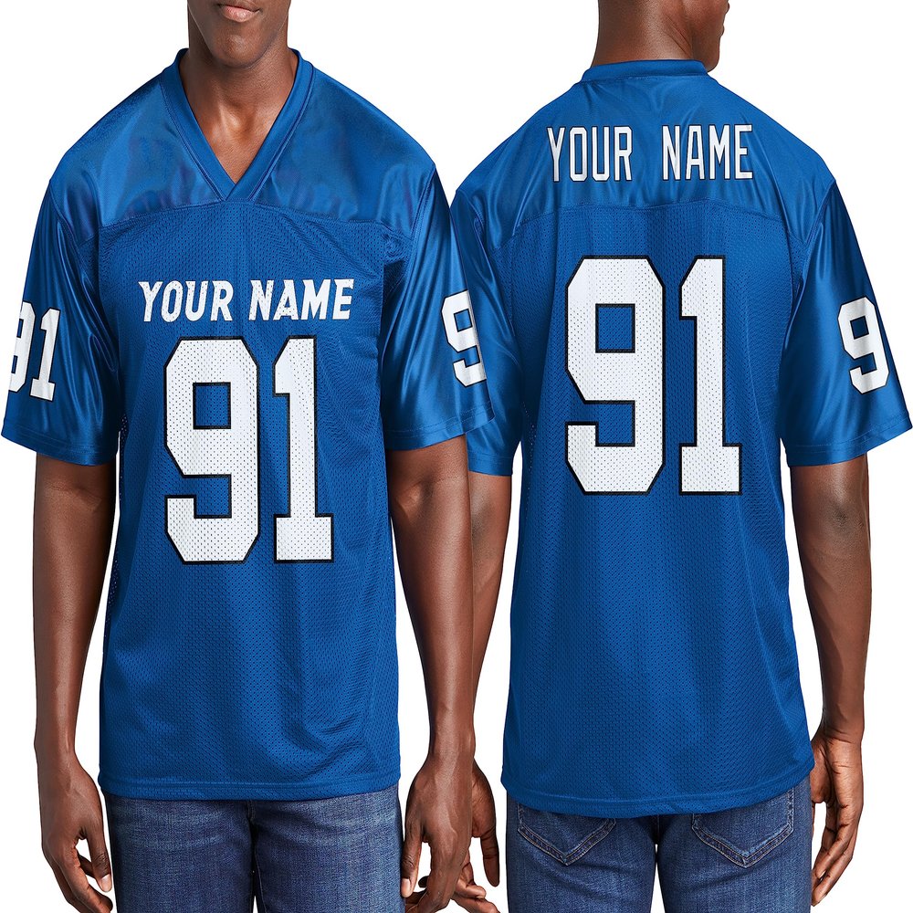 Custom Football Jersey Personalized Team Name & Number Custom Men Replica Jerseys Design 15