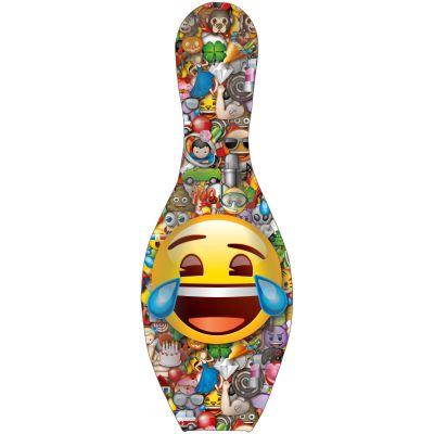 Emoji Official Size and Weight Bowling Pin (Laugh & Cry)