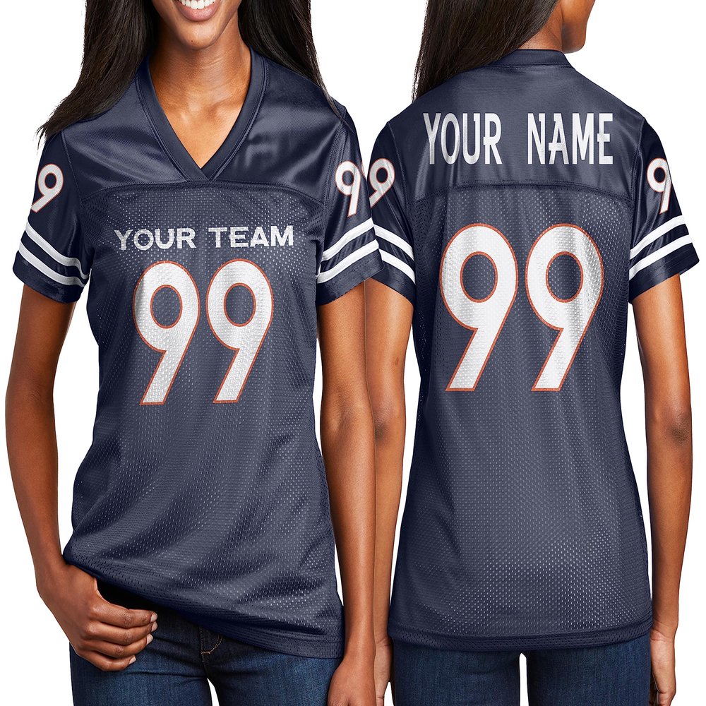 Custom Football Jersey Personalized Team Name & Number Custom Woman Replica Jerseys Design 26