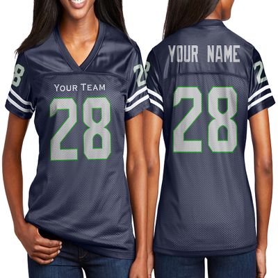 Custom Football Jersey Personalized Team Name & Number Custom Woman Replica Jerseys Design 28