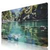 Durable and Washable Lake Designed Mouse Pad 35.5 x 16 Inch, Non-Slip Rubber Base, Ideal for Easy Typing and Gaming view 1