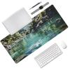 Durable and Washable Lake Designed Mouse Pad 35.5 x 16 Inch, Non-Slip Rubber Base, Ideal for Easy Typing and Gaming view 2