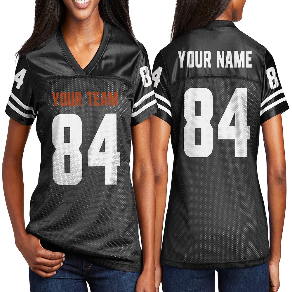 Custom Football Jersey Personalized Team Name & Number Custom Woman Replica Jerseys Design 08