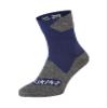 SEALSKINZ Bircham Waterproof All Weather Ankle Length Sock, Blue, S view 1
