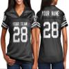Custom Football Jersey Personalized Team Name & Number Custom Woman Replica Jerseys Design 05 view 1
