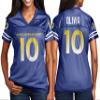 Custom Football Jersey Personalized Team Name & Number Custom Woman Replica Jerseys Design 10 view 2