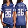 Custom Football Jersey Personalized Team Name & Number Custom Woman Replica Jerseys Design 13 view 1