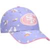 47 Girls Preschool Purple San Francisco 49ers Unicorn Clean Up Adjustable Hat view 3