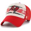 47 Men's Cream Tampa Bay Buccaneers Breakout MVP Trucker Adjustable Hat view 1