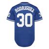 Bel Air Jersey Shirt Sleeve Benny 'The Jet' Rodriguez #30 The Sandlot Legends T Shirt 3D Print Fashion Baseball Jersey S-3XL(30 Rodrigue Blue,X-Large) view 4