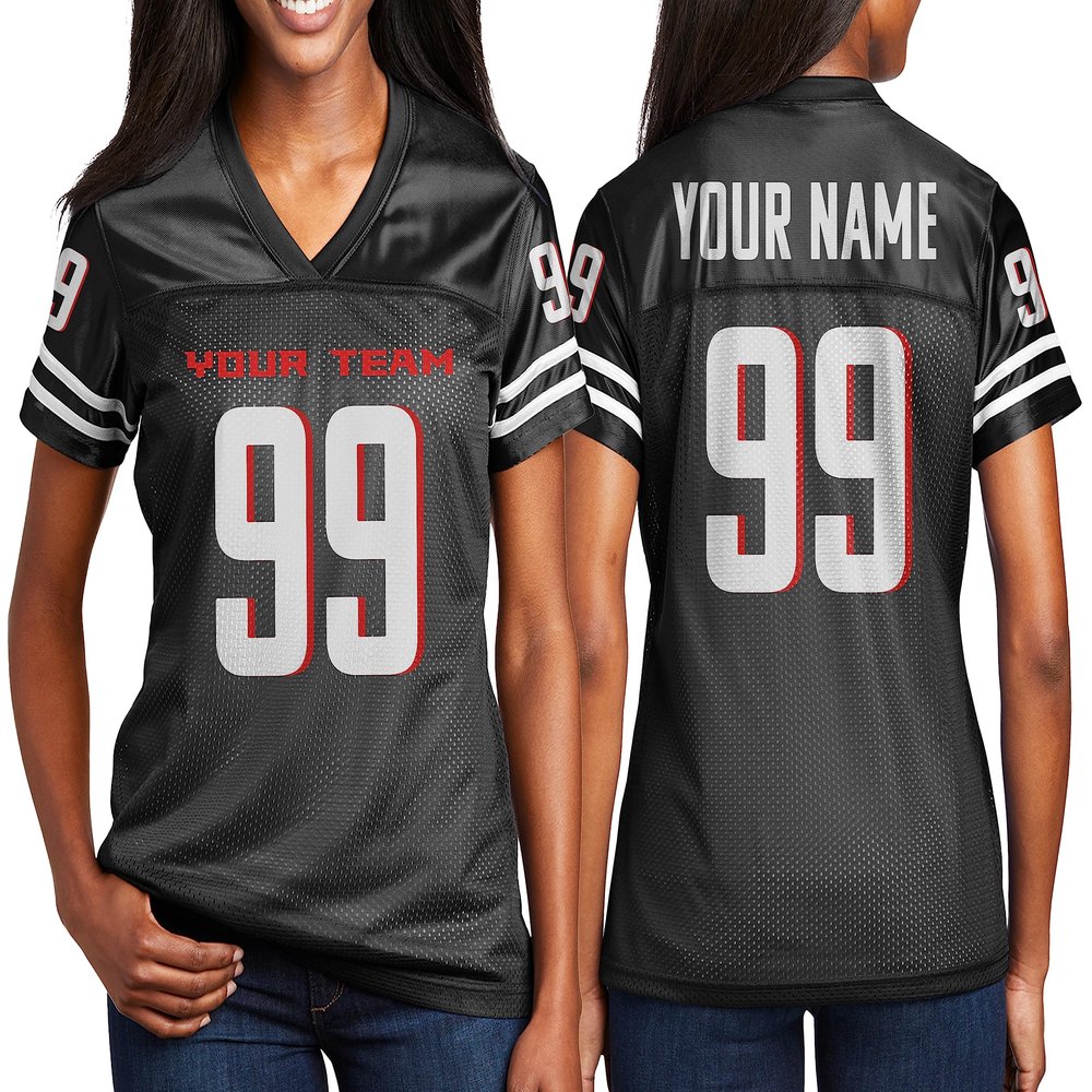 Custom Football Jersey Personalized Team Name & Number Custom Woman Replica Jerseys Design 32