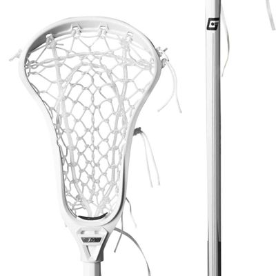 Gait Air 2 Complete Women's Lacrosse Stick with Flex Mesh (White)