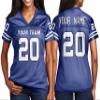Custom Football Jersey Personalized Team Name & Number Custom Woman Replica Jerseys Design 15 view 1