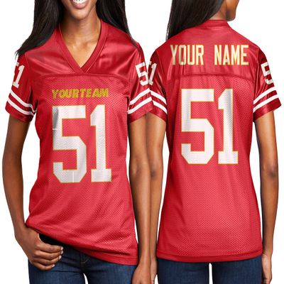 Custom Football Jersey Personalized Team Name & Number Custom Woman Replica Jerseys Design 29