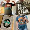 Custom T-Shirts, Heather Maroon, 2X-Large - Personalized Front and Back Printed Unisex Tee Shirts - Customized Design Your Own T-Shirt for Men, Women with Text, Photo or Logo view 2