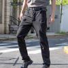 2023 Special Deals Mens Pants Expandable Waist Multi Pockets Solid Cotton Cargo Pant Regular Big and Tall Straight Outdoor Sweatpant Mens Cargo Pants Black 5X view 4