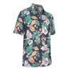 Monterey Club Men's Morocco Printed Tailored Collar Shirt #3503 (Black/Stone, Small) view 1