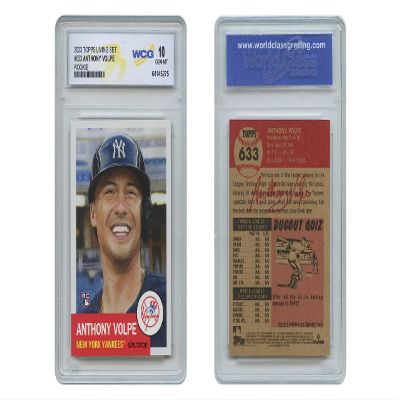 2023 Topps Anthony VOLPE RC Rookie Card #633 - Graded GEM Mint 10