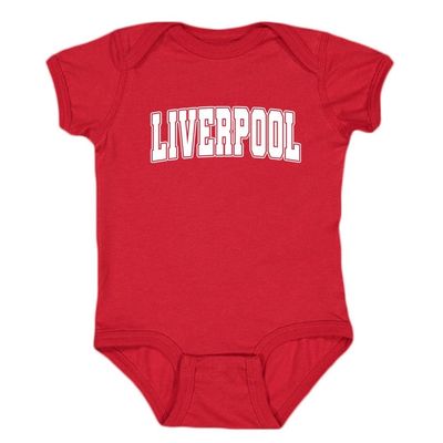 Liverpool - World Retro Club Kid's Bodysuit for Soccer Fans (Red, 12M)