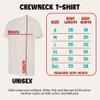 Custom T-Shirts, Heather Grey, 3X-Large - Personalized Front and Back Printed Unisex Tee Shirts - Customized Design Your Own T-Shirt for Men, Women with Text, Photo or Logo view 4