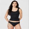 DKNY Women's Litewear Active Comfort Thong Underwear - Black, Medium view 2