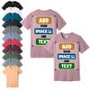 Custom T-Shirts, Heather Orchid, Large - Personalized Front and Back Printed Unisex Tee Shirts - Customized Design Your Own T-Shirt for Men, Women with Text, Photo or Logo view 1