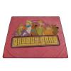 PICNIC TIME Scooby Doo Impresa Picnic Blanket, Extra Large Lightweight Fleece Beach and Outdoor Blanket with Drawstring Backpack and Easy Fold Design (Black and White) view 4