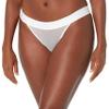 DKNY Women's Sheers Bikini Style Underwear - White, Small view 1