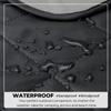 BRAWNTIDE Large Outdoor Waterproof Blanket - Thick Fleece, Warm, Windproof, Sandproof, Ideal for Camping, Picnics, Stadiums, Parks, Beaches, Includes Stuff Sack, Shoulder Strap (Azure Blue) view 3