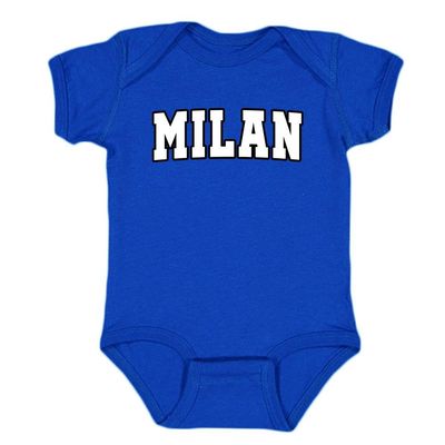 Milan - World Retro Club Kid's Bodysuit for Soccer Fans (Royal, 18M)