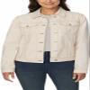 Buffalo David Bitton Womens Classic Denim Jacket (as1, alpha, m, regular, regular, Eggshell) view 1