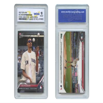 2023 Topps Now Victor Wembanya Rookie Card #472-1st Pitch #1 Draft Pick - Graded GEM Mint 10