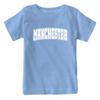 Manchester - World Soccer Retro Club Kid's Fan T-Shirt (Light Blue Shirt, 3T) view 1