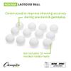 Champion Sports Lacrosse Balls Official Size Equipment for Professional, College & High School Games, Practices & Recreation, NOCSAE, NCAA, NFHS & SEI Certified, 12-Pack, White view 3