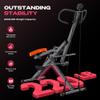 BODY RHYTHM Squat Machine for Home Gym, Squat Assist Trainer, Rowing Machine for Full Body Workout, 220 LBS Loading Capacity (Black) view 4