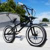 Elite BMX Freestyle Bike, Durable Steel Frame, Available in 16", 18", and 20" Sizes. New Sizes 26" and 29" BMX Bicycles. (Black White, 20") view 4