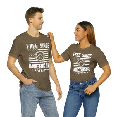 Free Since 1776 Heather Olive/M