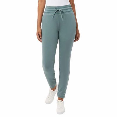 32 Degrees Cool Ladies' Soft Jogger with Two Front Pockets (Small, Robin Slate)